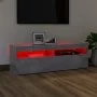 TV stand with LED lights in concrete gray, 120x35x40 cm by vidaXL, TV Furniture - Ref: Foro24-804377, Price: 73,48 €, Discoun...