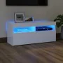 TV-Möbel mit LED-Leuchten Weiß 90x35x40 cm von vidaXL, TV-Möbel - Ref: Foro24-804382, Preis: 59,73 €, Rabatt: %