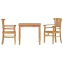 Garten-Essgruppe 3-teilig aus massivem Teakholz von vidaXL, Gartensets - Ref: Foro24-3155759, Preis: 390,85 €, Rabatt: %