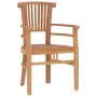 Garten-Essgruppe 3-teilig aus massivem Teakholz von vidaXL, Gartensets - Ref: Foro24-3155759, Preis: 390,85 €, Rabatt: %