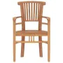 Garten-Essgruppe 3-teilig aus massivem Teakholz von vidaXL, Gartensets - Ref: Foro24-3155759, Preis: 390,85 €, Rabatt: %