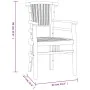 Juego de comedor para jardín 3 pzas madera maciza de teca de vidaXL, Conjuntos de jardín - Ref: Foro24-3155759, Precio: 390,8...