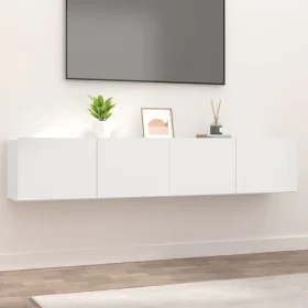 TV-Möbel 2-tlg. Holzwerkstoff weiß 80x30x30 cm von vidaXL, TV-Möbel - Ref: Foro24-804535, Preis: 106,04 €, Rabatt: %