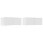 Muebles para TV 2 uds madera de ingeniería blanco 80x30x30 cm de vidaXL, Muebles TV - Ref: Foro24-804535, Precio: 106,04 €, D...