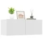 TV-Möbel 2-tlg. Holzwerkstoff weiß 80x30x30 cm von vidaXL, TV-Möbel - Ref: Foro24-804535, Preis: 106,04 €, Rabatt: %