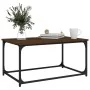 Couchtisch aus braunem Eichenholz und Eisen, 80 x 50 x 40 cm von vidaXL, Couchtisch - Ref: Foro24-823296, Preis: 41,82 €, Rab...