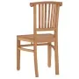 Juego de comedor para jardín 5 piezas madera maciza de teca de vidaXL, Conjuntos de jardín - Ref: Foro24-3155766, Precio: 604...