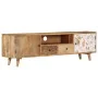 TV-Schrank aus massivem Mangoholz, 140 x 30 x 40 cm von vidaXL, TV-Möbel - Ref: Foro24-249856, Preis: 297,51 €, Rabatt: %