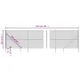Wire fence with anchor spikes anthracite gray 1.6x25 m by vidaXL, fence panels - Ref: Foro24-153980, Price: 298,92 €, Discoun...