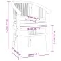 Juego de comedor para jardín 3 pzas madera maciza de teca de vidaXL, Conjuntos de jardín - Ref: Foro24-3155757, Precio: 455,8...