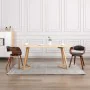 Dining chairs 2 units curved wood and gray fabric by vidaXL, dining chairs - Ref: Foro24-287389, Price: 349,40 €, Discount: %