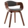 Dining chairs 2 units curved wood and gray fabric by vidaXL, dining chairs - Ref: Foro24-287389, Price: 349,40 €, Discount: %