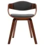 Dining chairs 2 units curved wood and gray fabric by vidaXL, dining chairs - Ref: Foro24-287389, Price: 349,40 €, Discount: %