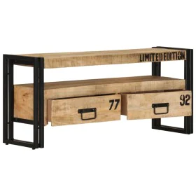 TV-Schrank aus massivem Mangoholz, 100 x 30 x 45 cm von vidaXL, TV-Möbel - Ref: Foro24-249858, Preis: 185,14 €, Rabatt: %
