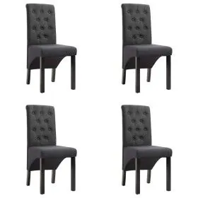 Dining chairs 4 units dark gray fabric by vidaXL, dining chairs - Ref: Foro24-276965, Price: 386,44 €, Discount: %