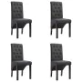 Dining chairs 4 units dark gray fabric by vidaXL, dining chairs - Ref: Foro24-276965, Price: 392,97 €, Discount: %