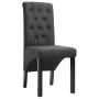 Esszimmerstühle 4 Einheiten aus dunkelgrauem Stoff von vidaXL, Essstühle - Ref: Foro24-276965, Preis: 392,97 €, Rabatt: %