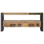 Mueble de TV de madera maciza de mango 100x30x45 cm de vidaXL, Muebles TV - Ref: Foro24-249858, Precio: 185,14 €, Descuento: %