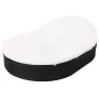 Garden lounger with black synthetic rattan cushions by vidaXL, Outdoor beds - Ref: Foro24-42940, Price: 302,34 €, Discount: %