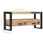 TV-Schrank aus massivem Mangoholz, 100 x 30 x 45 cm von vidaXL, TV-Möbel - Ref: Foro24-249858, Preis: 185,14 €, Rabatt: %