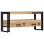 Mueble de TV de madera maciza de mango 100x30x45 cm de vidaXL, Muebles TV - Ref: Foro24-249858, Precio: 185,14 €, Descuento: %