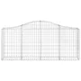 Gabionenkörbe 5 Stück bogenförmiges Eisen 200x30x80/100 cm von vidaXL, Töpfe und Pflanzgefäße - Ref: Foro24-3145412, Preis: 3...