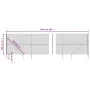 Wire fence with anchor spikes anthracite gray 1.8x25 m by vidaXL, fence panels - Ref: Foro24-153981, Price: 338,70 €, Discoun...