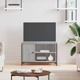 Mueble para TV madera contrachapada gris Sonoma 80x40x50 cm de vidaXL, Muebles TV - Ref: Foro24-832771, Precio: 53,23 €, Desc...