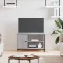 Sonoma gray plywood TV cabinet 80x40x50 cm by vidaXL, TV Furniture - Ref: Foro24-832771, Price: 53,23 €, Discount: %