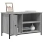Sonoma gray plywood TV cabinet 80x40x50 cm by vidaXL, TV Furniture - Ref: Foro24-832771, Price: 53,23 €, Discount: %