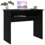 Schwarzer Sperrholzschreibtisch 90x50x74 cm von vidaXL, Schreibtische - Ref: Foro24-801171, Preis: 66,39 €, Rabatt: %