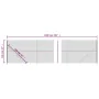 Drahtzaun mit anthrazitgrauem Flansch 1,6x10 m von vidaXL, Zaunpaneele - Ref: Foro24-153988, Preis: 94,40 €, Rabatt: %