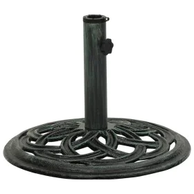 Green cast iron parasol base 44x44x31 cm by vidaXL, Umbrella bases - Ref: Foro24-317756, Price: 56,70 €, Discount: %