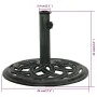 Green cast iron parasol base 44x44x31 cm by vidaXL, Umbrella bases - Ref: Foro24-317756, Price: 56,65 €, Discount: %