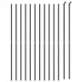 Wire fence with anthracite gray flange 2.2x25 m by vidaXL, fence panels - Ref: Foro24-153999, Price: 182,79 €, Discount: %