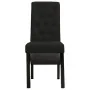 Sillas de comedor 6 unidades de tela negra de vidaXL, Sillas de comedor - Ref: Foro24-276976, Precio: 546,19 €, Descuento: %