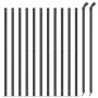 Wire fence with anthracite gray flange 1.1x25 m by vidaXL, fence panels - Ref: Foro24-153994, Price: 103,66 €, Discount: %