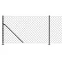 Wire fence with anthracite gray flange 1.1x25 m by vidaXL, fence panels - Ref: Foro24-153994, Price: 103,66 €, Discount: %