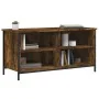 TV stand made of smoked oak plywood, measuring 100x40x50 cm. by vidaXL, TV Furniture - Ref: Foro24-832775, Price: 59,68 €, Di...