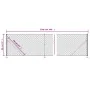 Wire fence with anthracite gray flange 0.8x25 m by vidaXL, fence panels - Ref: Foro24-153992, Price: 77,37 €, Discount: %