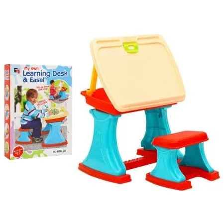 Adjustable Kids Learning Easel and Desk by vidaXL, Dolls, playgrounds and toy figures - Ref: Foro24-80343, Price: 33,13 €, Di...