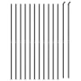 Wire fence with anthracite gray flange 1.6x25 m by vidaXL, fence panels - Ref: Foro24-153996, Price: 138,02 €, Discount: %