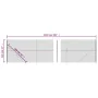 Wire fence with anthracite gray flange 1.6x25 m by vidaXL, fence panels - Ref: Foro24-153996, Price: 138,02 €, Discount: %