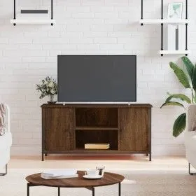Mueble para TV madera contrachapada marrón roble 100x40x50 cm de vidaXL, Muebles TV - Ref: Foro24-832767, Precio: 67,57 €, De...