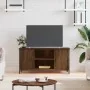 TV-Schrank aus braunem Eichensperrholz, 100 x 40 x 50 cm von vidaXL, TV-Möbel - Ref: Foro24-832767, Preis: 68,03 €, Rabatt: %