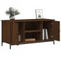 TV-Schrank aus braunem Eichensperrholz, 100 x 40 x 50 cm von vidaXL, TV-Möbel - Ref: Foro24-832767, Preis: 68,03 €, Rabatt: %