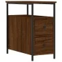 Oak brown engineered wood bedside table 30x60x60 cm by vidaXL, Nightstands - Ref: Foro24-826071, Price: 55,93 €, Discount: %