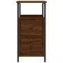 Oak brown engineered wood bedside table 30x60x60 cm by vidaXL, Nightstands - Ref: Foro24-826071, Price: 55,93 €, Discount: %