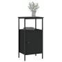 Schwarzer Nachttisch aus Holzwerkstoff, 41 x 31 x 80 cm von vidaXL, Nachttische - Ref: Foro24-825923, Preis: 46,91 €, Rabatt: %