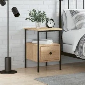 Sonoma oak engineered wood bedside table 34x36x50 cm by vidaXL, Nightstands - Ref: Foro24-826045, Price: 45,50 €, Discount: %